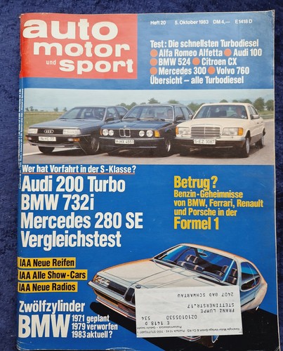 Ams 1983 bmw - bmw, e23